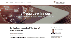 Desktop Screenshot of emedialaw.com